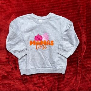 H & M kids sweatshirt with custom fall design. NEW!